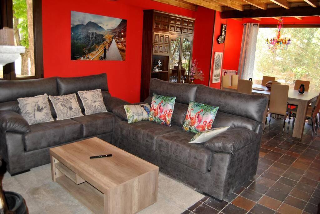 Collado Mediano Casa Rural Mansion Adela Con Piscina Y Jacuzzi מראה חיצוני תמונה