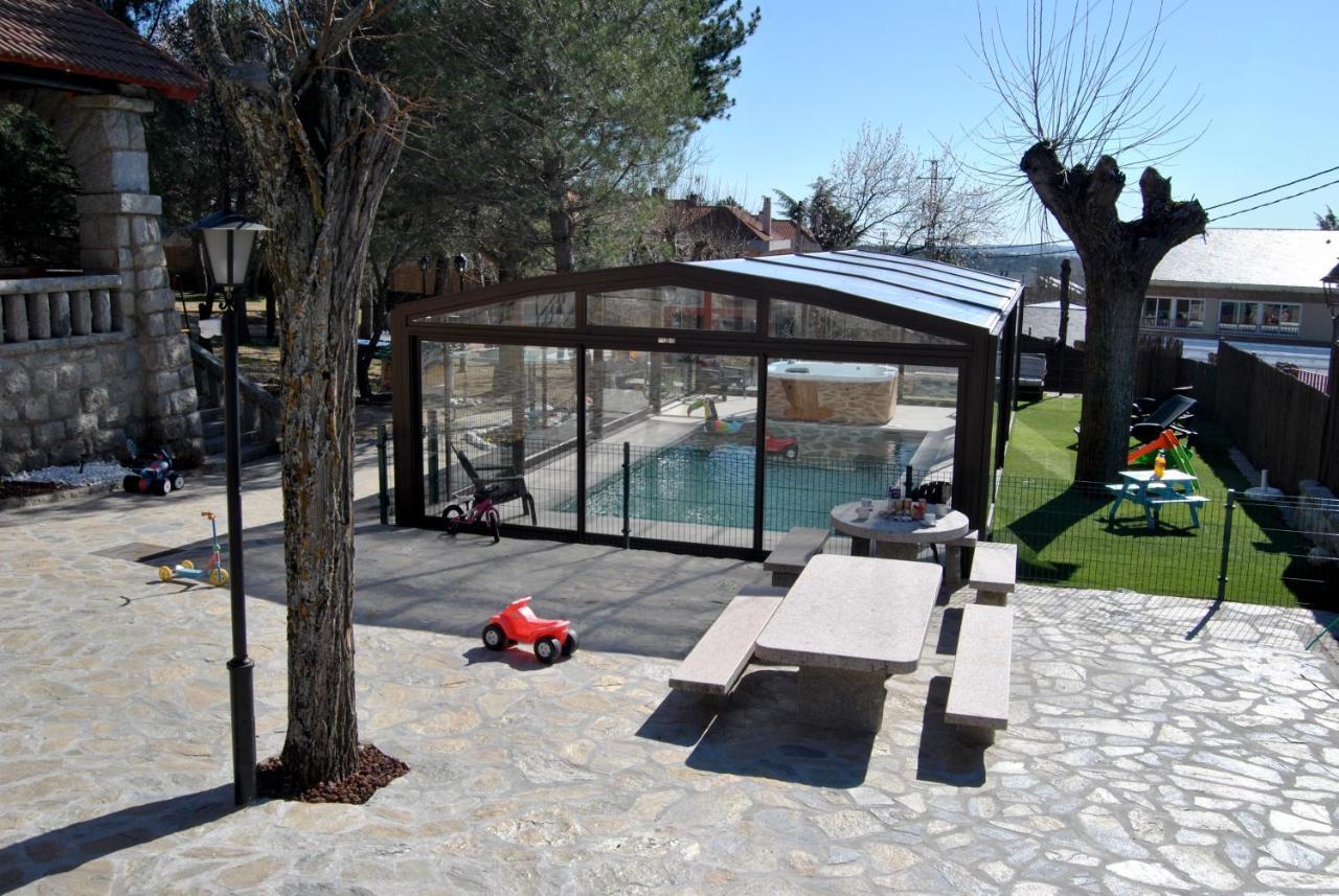 Collado Mediano Casa Rural Mansion Adela Con Piscina Y Jacuzzi מראה חיצוני תמונה